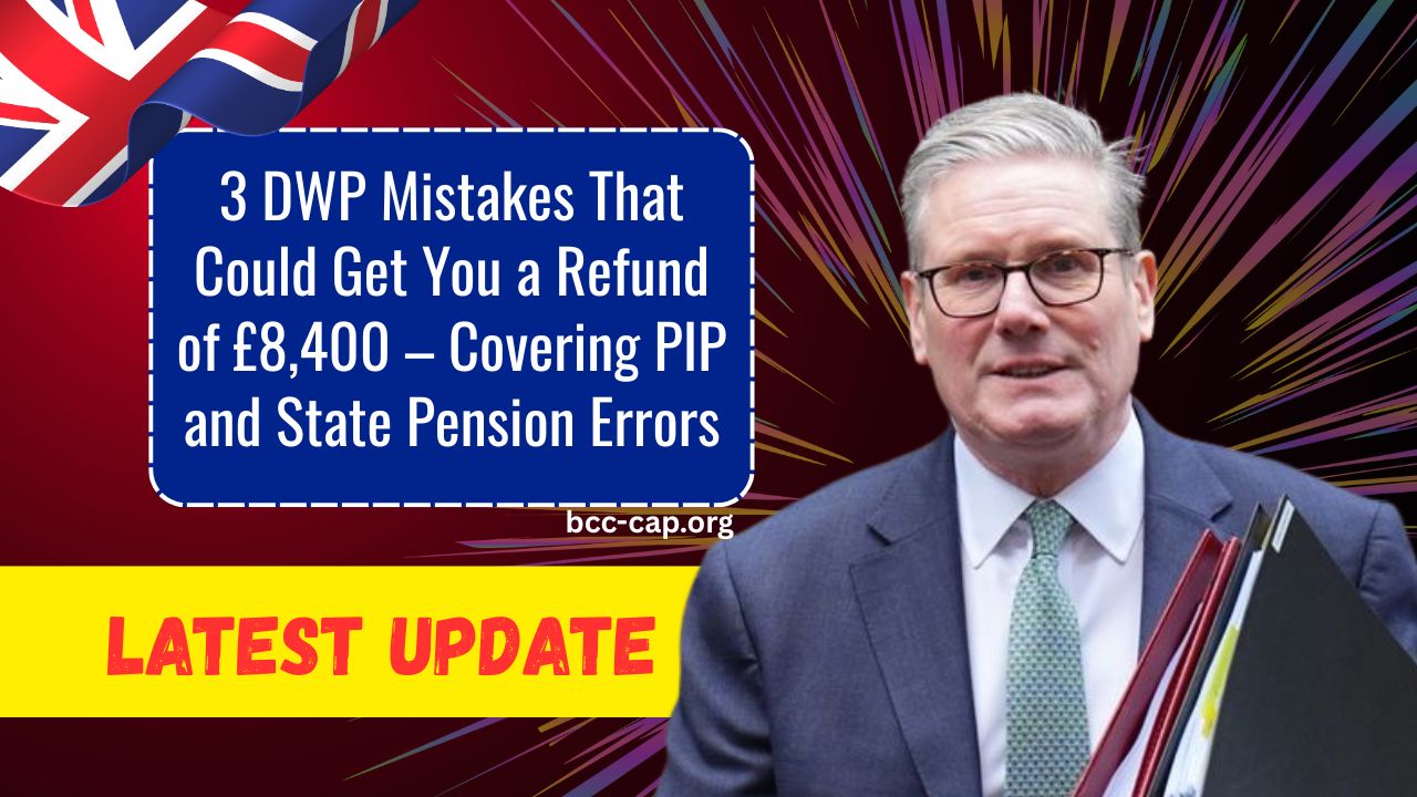 3 DWP Mistakes That Could Get You a Refund of £8,400 – Covering PIP and State Pension Errors