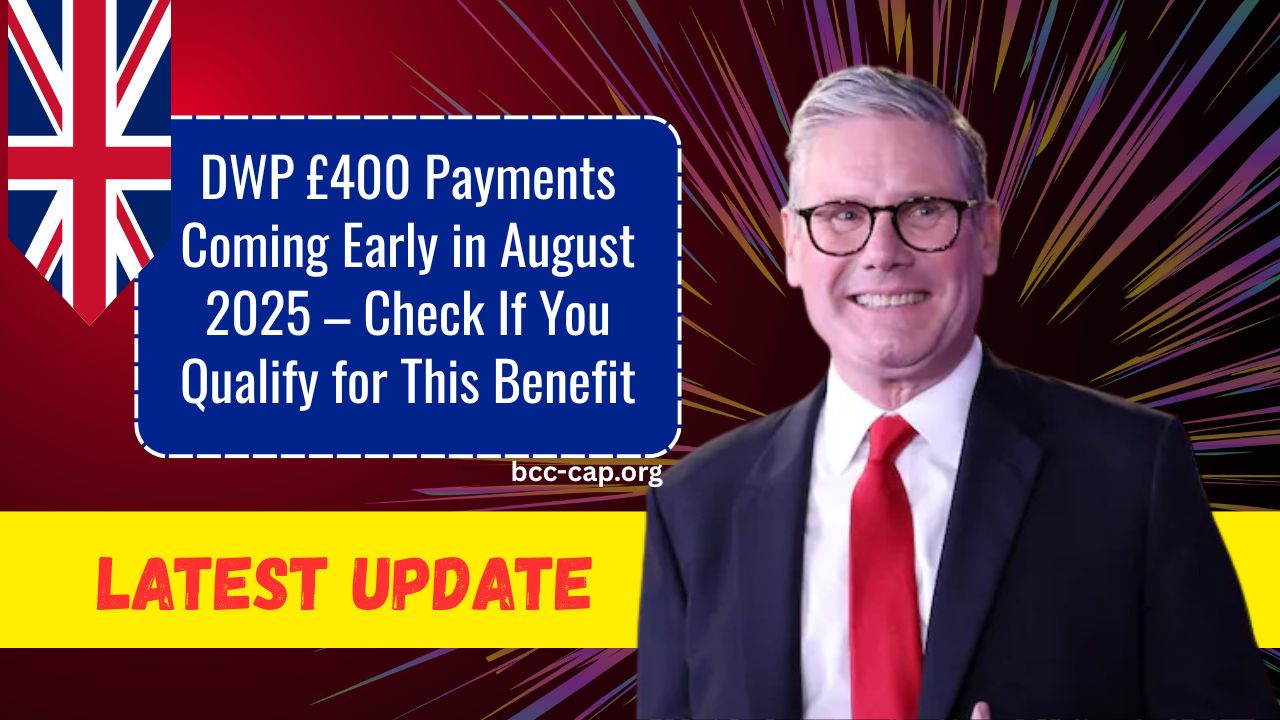DWP £400 Payments Coming Early in August 2025 – Check If You Qualify for This Benefit